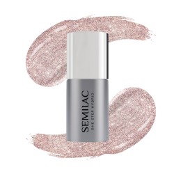 S245 Glitter Pink Semilac One Step Hybrid Bottle 5ml