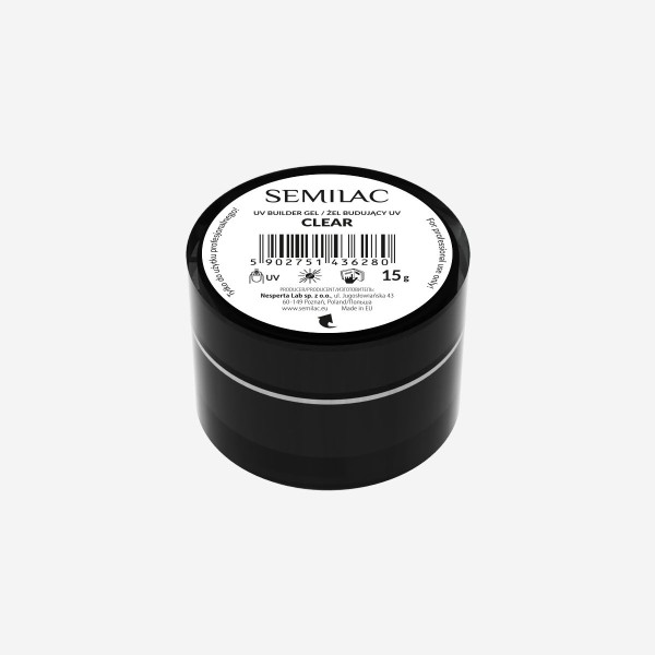 Żel Budujący Clear Builder Gel 15g Semilac