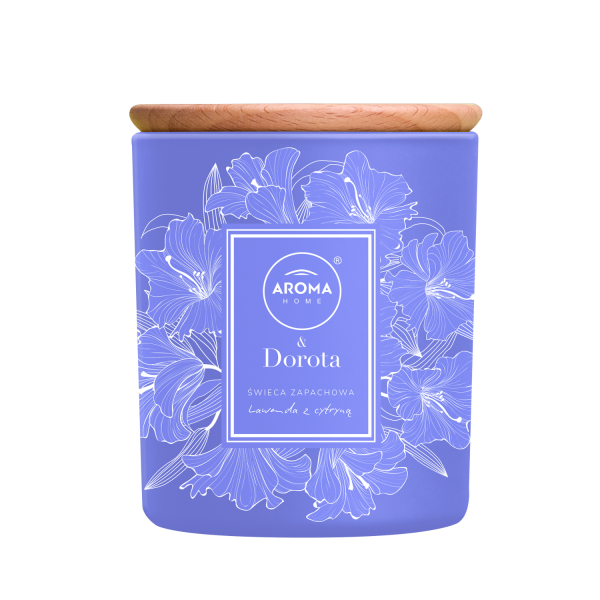 Aroma Home&Dorota Lawenda z Cytryną Świeca 150g
