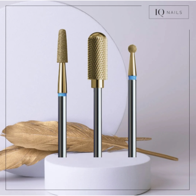 Gold IQ Nails Zestaw Frezów