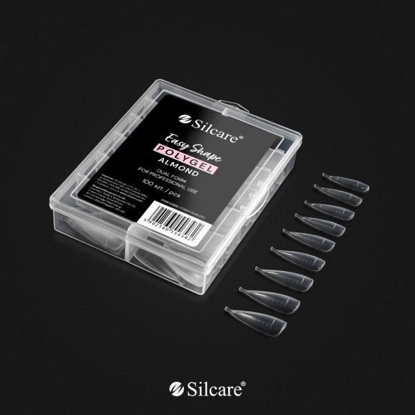 Migdał Polygel Easy Shape Dual Formy 100szt. Silcare