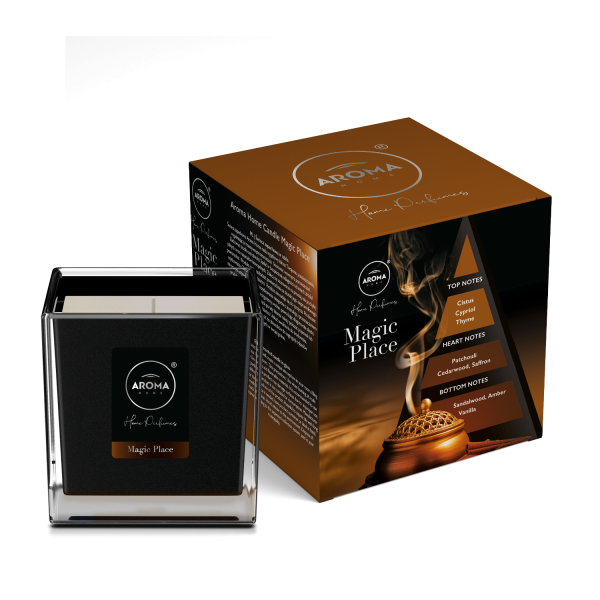 Aroma Home Magic Place Świeca Black Series 155g