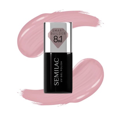802 Semilac Nude Rose 8in1...