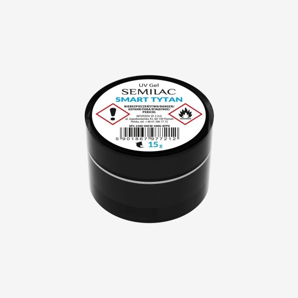 Żel Budujący Semilac Smart Tytan Builder Gel Clear 15 g
