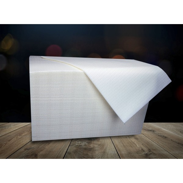 BASIC 70x40 Ręcznik fryzjerski jednorazowy z Celulozy  – 100 szt.