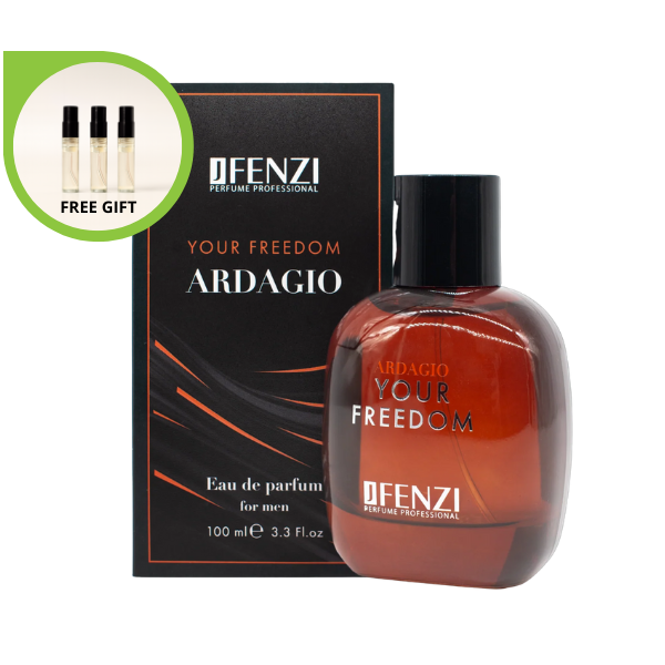 Jfenzi Ardagio Your Freedom Men EDT 100ml inspirowany Armani "Stronger With You Intensely"