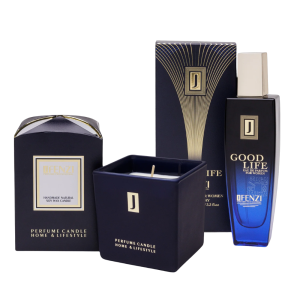 Zestaw JFenzi Good Life – Świeca Sojowa 200g + Perfumy 100ml